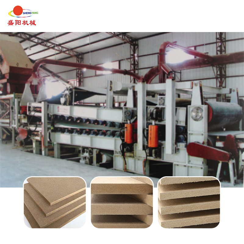 Full Automatic mdf board making machine mdf production line